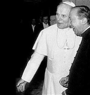 Juan Pablo II con Luigi Giussani