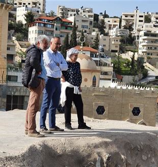 Tommaso Saltini, Carla Benelli i Osama Hamdan a Betània (Cisjordània)