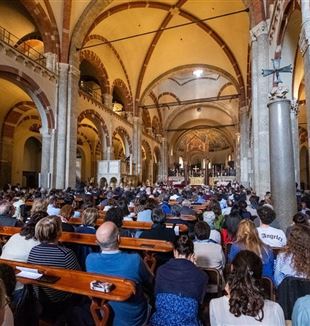 Don Giussani. Obertura de la Fase testimonial de la Causa de beatificació. Milà, Basílica de Sant Ambrosi, 9 de maig de 2024