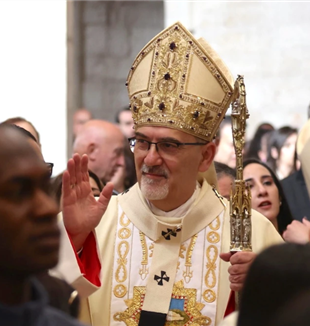 El cardenal Pierbattista Pizzaballa (©Ansa/Epa/Alaa Badarneh)